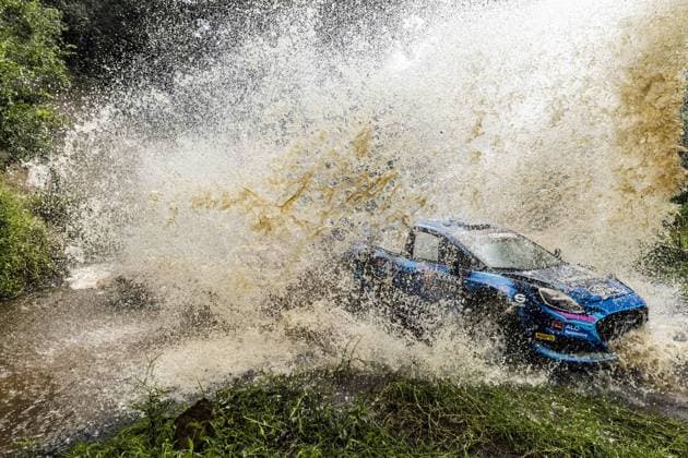 Bilder des Jahres 2023, Sport 06 Juni Sport Themen der Woche KW25 Sport Bilder des Tages 09 Jourdan SERDERIDIS (GRC), Frederic MICLOTTE (BEL), M FORD WORLD RALLY TEAM, FORD Puma Rally1 Hybrid, WRC, Motorsport Rallye, WM action during the Safari Rally Kenya 2023, 7th round of the 2023 WRC World Rally Car Championship, from June 22 to 25, 2023 in Naivasha, Nakuru County, Kenya - AUTO - WRC - SAFARI RALLY KENYA 2023 DPPI Panoramic RPPA_07_Kenya_2023_647