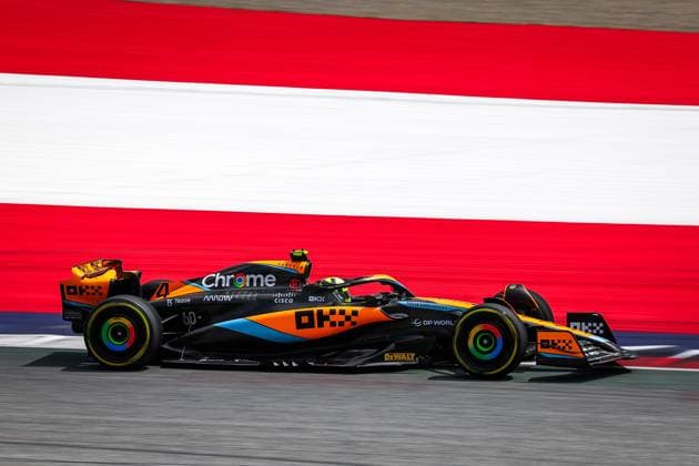 04 NORRIS Lando (gbr), McLaren F1 Team MCL60, action during the 2023 Formula 1 Rolex Grosser Preis von Osterreich, 2023 Austrian Grand Prix, 9th round of the 2023 Formula One World Championship, WM, Weltmeisterschaft from June 30 to July 2, 2023 on the Red Bull Ring, in Spielberg, Austria Copyright: xFlorentxGooden DPPI IPAxSportx x xIPAxSportx 0 IPA_IPA38976302