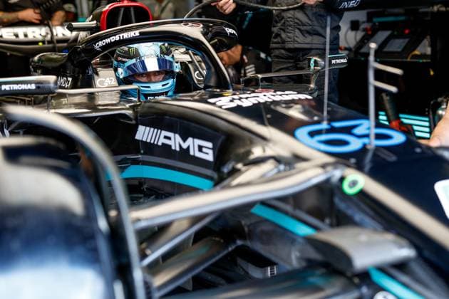 RUSSELL George (gbr), Mercedes AMG F1 Team W14, portrait during the 2023 Formula 1 Rolex Grosser Preis von Osterreich, 2023 Austrian Grand Prix, 9th round of the 2023 Formula One World Championship, WM, Weltmeisterschaft from June 30 to July 2, 2023 on the Red Bull Ring, in Spielberg, Austria Copyright: xDppi DPPI IPAxSportx xipa-agencyx xIPAxSportx 0 IPA_IPA38983865