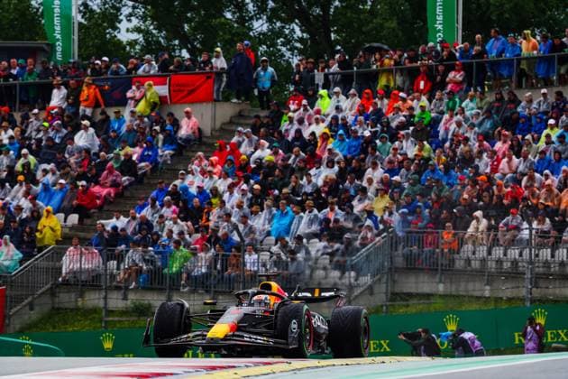 01 VERSTAPPEN Max (nld), Red Bull Racing RB19, action during the 2023 Formula 1 Rolex Grosser Preis von Osterreich, 2023 Austrian Grand Prix, 9th round of the 2023 Formula One World Championship, WM, Weltmeisterschaft from June 30 to July 2, 2023 on the Red Bull Ring, in Spielberg, Austria Copyright: xDppi DPPI IPAxSportx xipa-agencyx xIPAxSportx 0 IPA_IPA38992494