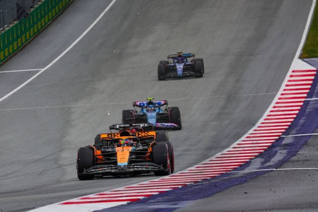 81 PIASTRI Oscar (aus), McLaren F1 Team MCL60, action during the 2023 Formula 1 Rolex Grosser Preis von Osterreich, 2023 Austrian Grand Prix, 9th round of the 2023 Formula One World Championship, WM, Weltmeisterschaft from June 30 to July 2, 2023 on the Red Bull Ring, in Spielberg, Austria  Copyright: xDppi DPPI IPAxSportx xipa-agencyx xIPAxSportx 0 IPA_IPA38992513