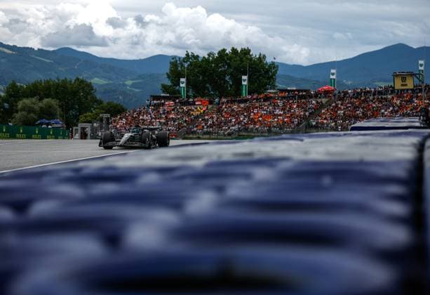 63 RUSSELL George (gbr), Mercedes AMG F1 Team W14, action during the 2023 Formula 1 Rolex Grosser Preis von Osterreich, 2023 Austrian Grand Prix, 9th round of the 2023 Formula One World Championship, WM, Weltmeisterschaft from June 30 to July 2, 2023 on the Red Bull Ring, in Spielberg, Austria  Copyright: xDppi DPPI IPAxSportx xipa-agencyx xIPAxSportx 0 IPA_IPA39005001