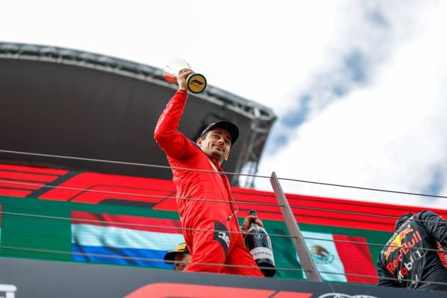 LECLERC Charles (mco), Scuderia Ferrari SF-23, portrait podium during the 2023 Formula 1 Rolex Grosser Preis von Osterreich, 2023 Austrian Grand Prix, 9th round of the 2023 Formula One World Championship, WM, Weltmeisterschaft from June 30 to July 2, 2023 on the Red Bull Ring, in Spielberg, Austria Copyright: xDppi DPPI IPAxSportx xipa-agencyx xIPAxSportx 0 IPA_IPA39005014
