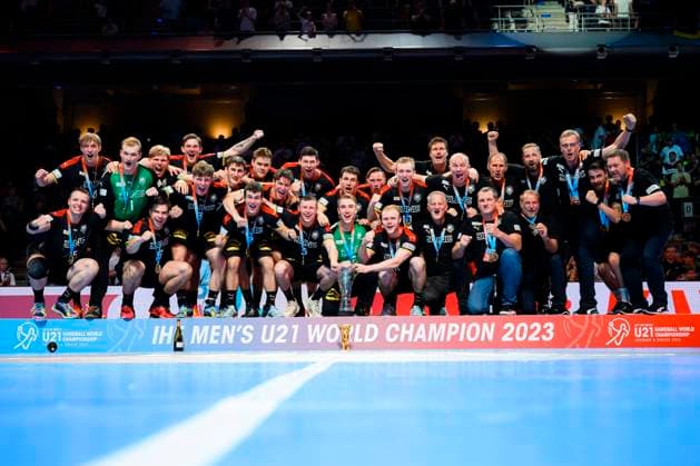 Berlin, 02 July 2023 Handball U21 World Cup Final Germany Hungary Berlin Max Schmeling Halle Berlin Germany