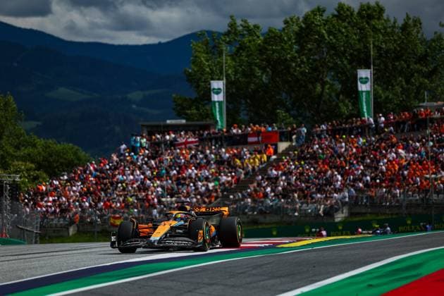 81 PIASTRI Oscar (aus), McLaren F1 Team MCL60, action during the 2023 Formula 1 Rolex Grosser Preis von Osterreich, 2023 Austrian Grand Prix, 9th round of the 2023 Formula One World Championship, WM, Weltmeisterschaft from June 30 to July 2, 2023 on the Red Bull Ring, in Spielberg, Austria  Copyright: xFlorentxGooden DPPI IPAxSportx x xIPAxSportx 0 IPA_IPA39005571
