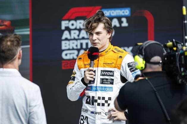 PIASTRI Oscar (aus), McLaren F1 Team MCL60, portrait during the 2023 Formula 1 Aramco British Grand Prix, 10th round of the 2023 Formula One World Championship, WM, Weltmeisterschaft from July 7 to 9, 2023 on the Silverstone Circuit, in Silverstone, United Kingdom  Copyright: xXavixBonilla DPPI IPAxSportx xipx xIPAxSportx 0 IPA_IPA39120688