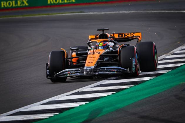 81 PIASTRI Oscar (aus), McLaren F1 Team MCL60, action during the 2023 Formula 1 Aramco British Grand Prix, 10th round of the 2023 Formula One World Championship, WM, Weltmeisterschaft from July 7 to 9, 2023 on the Silverstone Circuit, in Silverstone, United Kingdom  Copyright: xAntoninxVincent DPPI IPAxSportx x xIPAxSportx 0 IPA_IPA39123245