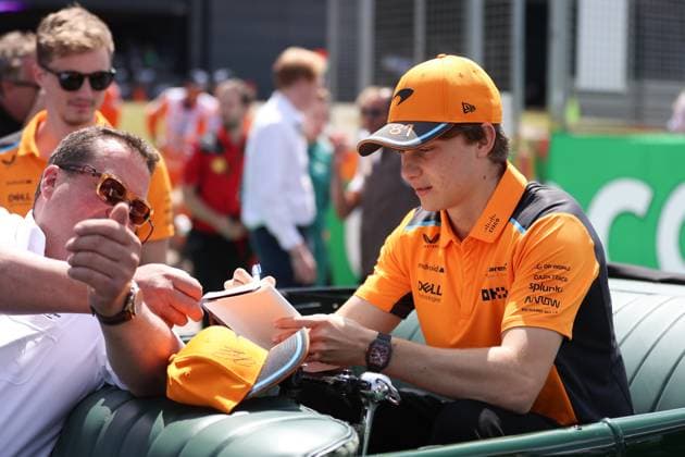 PIASTRI Oscar (aus), McLaren F1 Team MCL60, portrait during the 2023 Formula 1 Aramco British Grand Prix, 10th round of the 2023 Formula One World Championship, WM, Weltmeisterschaft from July 7 to 9, 2023 on the Silverstone Circuit, in Silverstone, United Kingdom  Copyright: xAntoninxVincent DPPI IPAxSportx x xIPAxSportx 0 IPA_IPA39134042