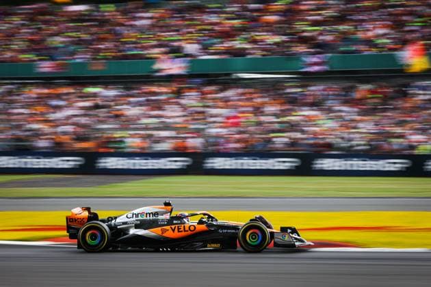 81 PIASTRI Oscar (aus), McLaren F1 Team MCL60, action during the 2023 Formula 1 Aramco British Grand Prix, 10th round of the 2023 Formula One World Championship, WM, Weltmeisterschaft from July 7 to 9, 2023 on the Silverstone Circuit, in Silverstone, United Kingdom  Copyright: xAntoninxVincent DPPI IPAxSportx x xIPAxSportx 0 IPA_IPA39142147