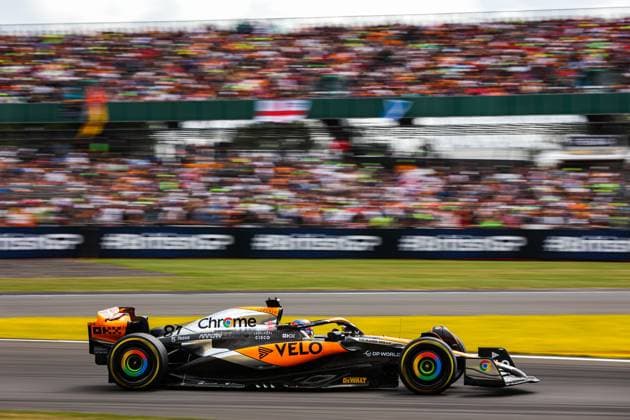 81 PIASTRI Oscar (aus), McLaren F1 Team MCL60, action during the 2023 Formula 1 Aramco British Grand Prix, 10th round of the 2023 Formula One World Championship, WM, Weltmeisterschaft from July 7 to 9, 2023 on the Silverstone Circuit, in Silverstone, United Kingdom  Copyright: xAntoninxVincent DPPI IPAxSportx x xIPAxSportx 0 IPA_IPA39142182