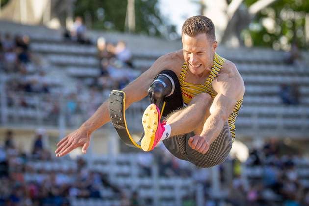 Paris 2023 World Para Athletics Championships France, 14 07 2023 Markus Rehm GER TSV Bayer 04 Leverkusen T64 during the World Para Athletics Championships on 14 07 2023 at the Charlety Stadium in Paris, France Copyright: xBEAUTIFULxSPORTS AxelxKohringx