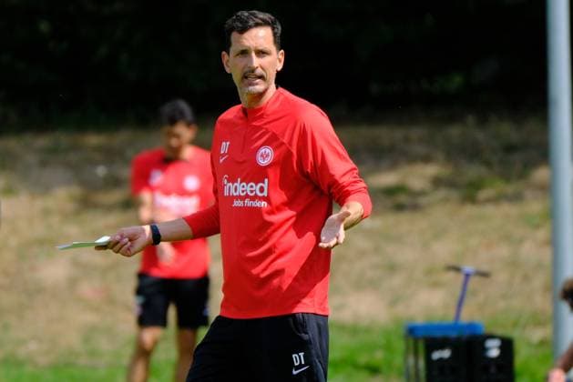 Dino Toppmöller Eintracht Frankfurt, head coach , GER, football training, Eintracht Frankfurt, 20 07 2023, Deutsche Bank Park, season 2022 2023, GER, training Eintracht Frankfurt on 20 July 2023 Frankfurt Copyright: xEibner-Pressefoto FlorianxWiegandx EP_FWD