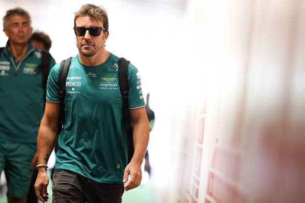 14 Fernando Alonso (ESP, Aston Martin Aramco Cognizant F1 Team), F1 Grand Prix of Hungary at Hungaroring on July 21, 2023 in Budapest, Hungary. (Photo by HOCH ZWEI Italy Photo Press) (Verwendung nur in Deutschland - GERMANY ONLY) *** 14 Fernando Alonso ESP, Aston Martin Aramco Cognizant F1 Team , F1 Grand Prix of Hungary at Hungaroring on July 21, 2023 in Budapest, Hungary Photo by HOCH ZWEI Italy Photo Press Use only in Germany GERMANY ONLY