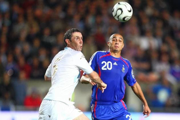 Soccer - UEFA European Championship, EM, Europameisterschaft 2008 Qualifying, Group B, France vs Scotland - Paris France s David trezeguet in action during the UEFA European Championship Qualifying match, Group B, France vs Scotland at Parc des Princes in Paris, France on September 12, 2007. Sotland won 1-0. Photo Christian Liewig ABACAPRESS.COM Paris France Copyright: xLiewigxChristian ABACAx 131574_26 LiewigxChristian ABACAx 131574_26