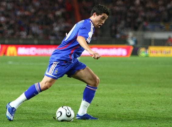 Soccer - UEFA European Championship, EM, Europameisterschaft 2008 Qualifying, Group B, France vs Scotland - Paris France s Samir Nasri in action the UEFA European Championship Qualifying match, Group B, France vs Scotland at Parc des Princes in Paris, France on September 12, 2007. Sotland won 1-0. Photo Christian Liewig ABACAPRESS.COM Paris France Copyright: xLiewigxChristian ABACAx 131574_47 LiewigxChristian ABACAx 131574_47