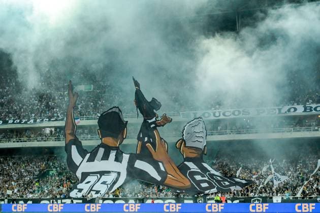 Bilder des Jahres 2023, Sport 08 August Sport Themen der Woche KW32 Sport Bilder des Tages Nilton Santos Stadium Botafogo fans display a mosaic moments before the match between Botafogo and Internacional for the 19th round of the 2023 Brazilian Championship, at Nilton Santos Stadium (Engenhao), this Saturday, 12. 30761 (Marcello Dias SPP) Copyright: xMarcelloxDiasx xSPPx spp-en-MaDi-MD_72