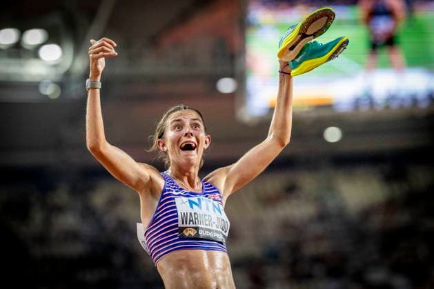 World Athletics Championships Budapest 23 Hungary, 19 08 2023 Budapest, Hungary August 19 Jessica WARNER JUDD of GREAT BRITAIN after the 10000m final on day 1 of the World Athletics Championships Budapest 23 at the National Athletics Centre in Budapest, Hungary on August 19, 2023 Copyright: xBEAUTIFULxSPORTS AxelxKohringx