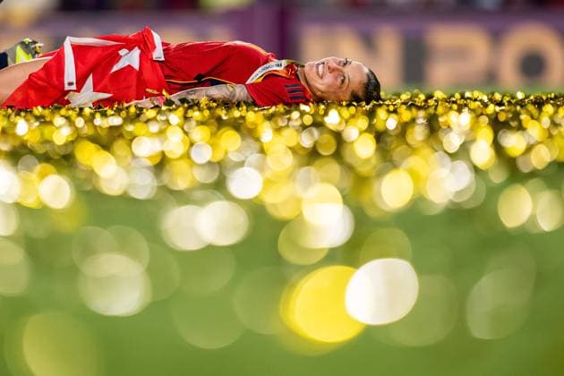 230820 Jennifer Hermoso of Spain celebrates after the FIFA Womens World Cup final between Spain and England on August 20, 2023 in Sydney Photo Mathias Bergeld BILDBYRAN code MB MB0706 football soccer football soccer football world cup world championship world cup fifa womens world cup final spain 32 dam bbeng football world cup women women jubel  Copyright: MATHIASxBERGELD BB230820MB114