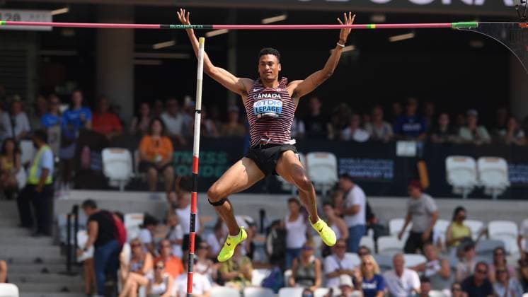 World championships 2023 Budapest, world athletics, athletics, track and field, world athletics championships 2023 Budapest , athletics world championships 2023 Budapest 19 08 27 08 2023, Budapest Hungary, decathlon, decathlon, 1pole vault pierce Lepage Canada