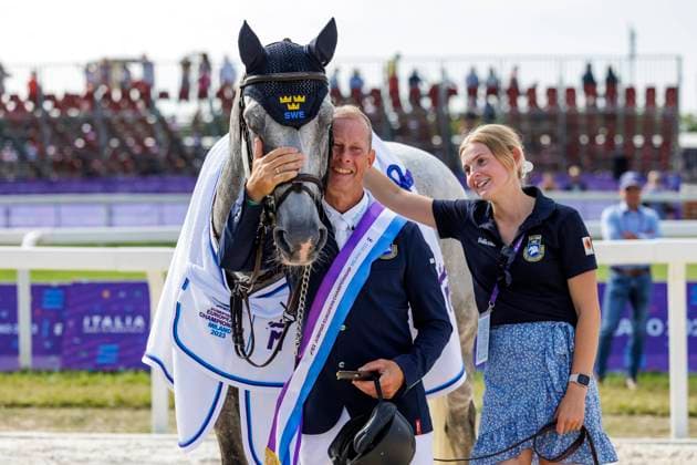 MILANO FEI Jumping European Championship 2023, MILANO FEI Jumping European Championship 2023 BENGTSSON Rolf Goeran SWE , Zuccero Impression on the sidelines FEI Jumping European Championship Team Final Round 2 Milano, Milano, Ippodromo Snai San Siro 01 September 2023