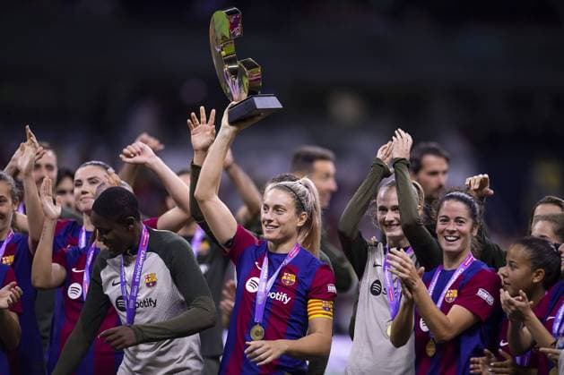 Bilder des Jahres 2023, Sport 09 September Sport Bilder des Tages RECORD DATE NOT STATED Amistosos Internacionales America (MEX) vs FC Barcelona, Barca (SPA) Alexia Putellas and Players of Barcelona during the game America (MEX) vs FC Barcelona (SPA), International Friendly, Länderspiel, Nationalmannschaft of the BBVA MX Womens League, at the Azteca Stadium, on August 29, 2023. <br><br> Alexia Putellas y Jugadoras de Barcelona durante el partido America (MEX) vs FC Barcelona (SPA), Amistoso Internacional de la Liga BBVA MX Femenil, en el Estadio Azteca, el 29 de Agosto de 2023. CIUDAD DE MEXICO CDMX MEXICO Copyright: xJosexLuisxMelgarejox 20230829232237_LMX_AM_AME_FCB_PUTELLAS159