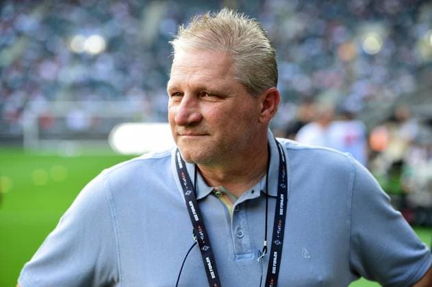 02 09 2023 Moenchengladbach Football, Men, 1 Football Bundesliga, Season 2023 2024, Borussia Moenchengladbach vs FC Bayern Muenchen Gladbach legend Thomas Kastenmaier DFL regulations prohibit any use of photographs as image sequences and or quasi video Borussia Park NRW Germany