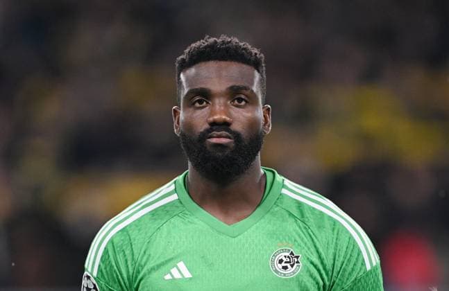 FOOTBALL Champions League qualification season 2023 2024 return match BSC Young Boys Bern Maccabi Haifa 29 08 2023 Frantzdy Pierrot Maccabi Haifa