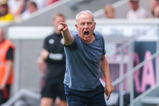 16 09 2023, football, season 2023 2024, 1 Bundesliga, 4 matchday, SC Freiburg Borussia Dortmund, head coach Christian Streich SC Freiburg , Freiburg Europa Park Stadium Baden Württemberg Germany xRHR PHOTO DEx Copyright: DennisxEwert RHR-FOTOx RHR-FOTO DE