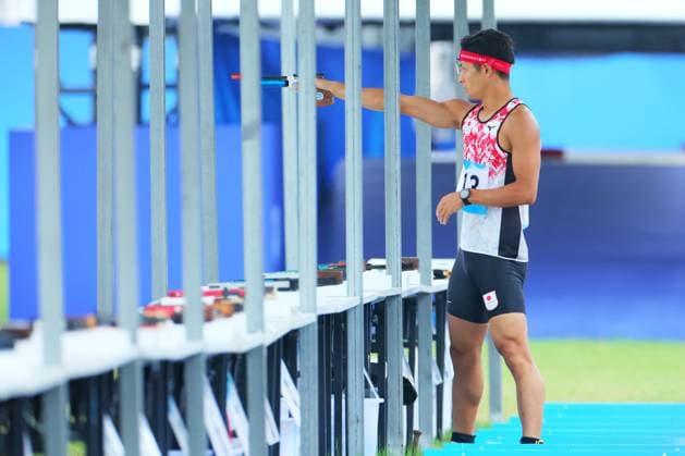 Kaoru Shinoki (JPN), SEPTEMBER 22, 2023 - Modern pentathlon, moderner Fünfkampf : Men s individual semi-final Laser Run at Fuyang Yinhu Sports Centre during the 2022 China Hangzhou Asian Games in Hangzhou, China. Noxthirdxpartyxsales  (230058664)