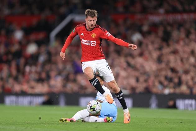 Fußball Carabao Cup 3. Runde Manchester United v Crystal Palace 26. September 2023 Carabao Cup 3. Runde Manchester United v Crystal Palace Mason Mount von Manchester United Foto Simon Stacpoole Abseits Manchester UK  Copyright: xSimonxStacpoolexOffside