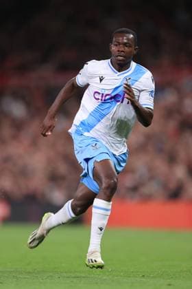 Fußball Carabao Cup 3. Runde Manchester United v Crystal Palace 26. September 2023 Carabao Cup 3. Runde Manchester United v Crystal Palace Tyrick Mitchell von Crystal Palace Foto Simon Stacpoole Abseits Manchester UK  Copyright: xSimonxStacpoolexOffside