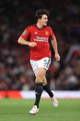 Fußball Carabao Cup 3. Runde Manchester United v Crystal Palace 26. September 2023 Carabao Cup 3. Runde Manchester United v Crystal Palace Harry Maguire von Manchester United Foto Simon Stacpoole Abseits Manchester UK  Copyright: xSimonxStacpoolexOffside