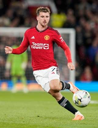 MANCHESTER, ENGLAND, 26th September 2023. Mason Mount of Manchester United, ManU during the Carabao Cup match at OLD TRAFFORD, MANCHESTER. Picture credit should read: Andrew Yates Sportimage EDITORIAL USE ONLY. No use with unauthorised audio, video, data, fixture lists, club league logos or live services. Online in-match use limited to 120 images, no video emulation. No use in betting, games or single club league player publications. SPI-2605-0081