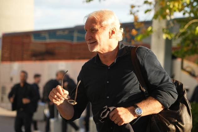 Sports Director Rudi Völler Germany Germany , Team Arrival German National Team at Renaissance Hotel Patriots Place in Foxboro Foxborough 09 10 2023 Team Arrival German National Team at their USA Tour
