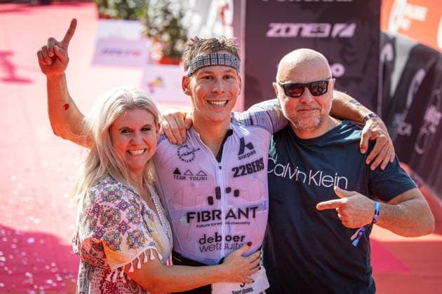 Challenge Mallorca Triathlon 2023 14 10 23 Dutch Netherlands Youri Keulen wins Challenge Mallorca Triathlon Paguera Peguera beach Mallorca Spain _KT_1695