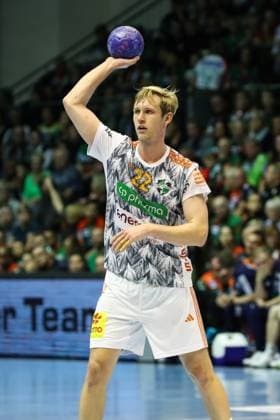 Marian Michalczik TSV Hannover Burgdorf,22 Handball Bundesliga season 2023 2024 SC Magdeburg vs TSV Hannover Burgdorf in the GETEC Arena in Magdeburg single image,action,handball,Germany,15 10 2023