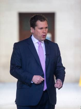 October 22, 2023, London, England, United Kingdom: Minister for Immigration ROBERT JENRICK is seen outside BBC as he appears on Sunday With Laura Kuenssberg. London United Kingdom - ZUMAs262 20231022_zip_s262_018 Copyright: xTayfunxSalcix