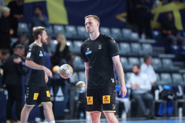 Omar Ingi Magnusson (SC Magdeburg) HANDBALL : Montpellier HB vs SC Magdbeburg - Machineseeker EHF Champions League - 6eme journee - 25 10 2023 KevinDomas Panoramic