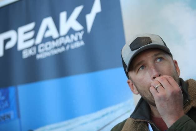 Alpine Ski World Cup 2023-2024 FIS Pierre Teyssot MAXPPP ; Alpine Ski World Cup 2023-2024 FIS. Women s Giant Slalom, opening race of the Alpine Ski World Cup in Soelden, Austria on October 28, 2023; US Bode Miller gives a press conference, PK, Pressekonferenz about Peak skis. Pierre Teyssot Maxppp Soelden Rettenbach Glacier Tyrol Austria  Copyright: xMAXPPPxPierrexTeyssotx TPX24339 TPX24339