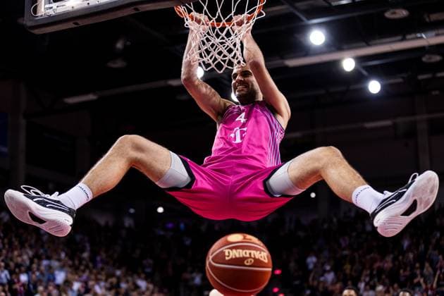 easyCredit Basketball Bundesliga Telekom Baskets Bonn Hakro Merlins Crailsheim 29 10 2023 Glynn Watson Telekom Baskets Bonn, 4 dunkt easyCredit Basketball Bundesliga Telekom Baskets Bonn Hakro Merlins Crailsheim, Bonn, Telekom Dome on 29 10 2023 Copyright: xBEAUTIFULxSPORTS Wunderlx