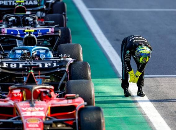 44 Lewis Hamilton GBR, Mercedes AMG Petronas F1 Team , F1 Grand Prix of Brazil at Autodromo Jose Carlos Pace on November 4, 2023 in Sao Paulo, Brazil Photo by HOCH ZWEI Sao Paulo Brazil