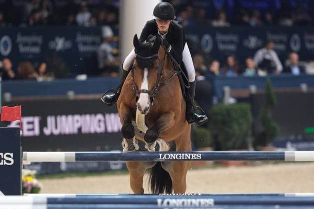 International equestrian race - CSI5* - International Competition NÂ°5 - Verona Jumping Isabella Russekoff (ISR) riding C Vier 2 in action during the CSI5 - International Competition NÃ?Â°5 presented by Crivelli - Verona Jumping at 125th Fieracavalli on November 11, 2023, Verona, Italy. Verona Italy  Copyright: xIPAxSport ABACAx