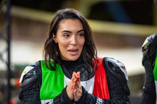 TV Total Wok WM Veltins Eisarena Winterberg, 11 11 2023 Valentina Maceri, Team Italy TV Total Wok WM Veltins Eisarena Winterberg, 11 11 2023 Copyright: xBEAUTIFULxSPORTS Erlhofx