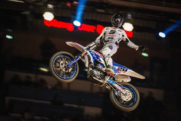 Stuttgart , 111123 , 39 Int ADAC Supercross Stuttgart Pictured Greg Aranda France KTM Sturm STC Racing Team in SX1