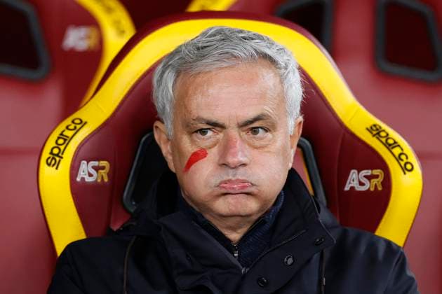 Italy, Rome, 26 11 2023, Olimpico Stadium, AS Roma vs Udinese Calcio Serie A, Jose Mourinho Head Coach AS Roma looks on Rome Olimpico Stadium Italy  eu-images-569