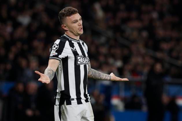 Kieran Trippier (Newcastle) FOOTBALL : Paris Saint Germain Vs Newcastle - Ligue des Champions - 28 11 2023 MichaelBaucher Panoramic 