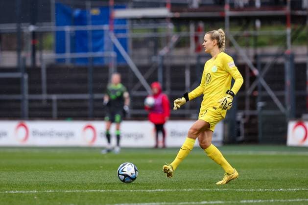 Google Pixel Womens Bundesliga 2023 2024, 1 FC Köln VFL Wolfsburg Merle Frohms WOB, 1 Köln Franz Kremer Stadion Nordrhein Westfalen Germany
