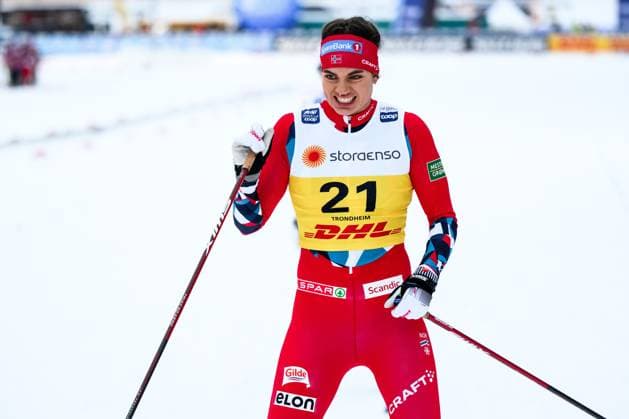 231215 Kristine Stavaas Skistad of Norway competes in the Women s Cross Country Skiing Sprint semi final during the FIS Cross Country World Cup on December 15, 2023 in Trondheim Photo Marius Simensen BILDBYRAN COP 238 MM0027 skidor cross country skiing langrenn world cup trondheim womens sprint bbeng  Copyright: MARIUSxSIMENSEN BB231215BB724