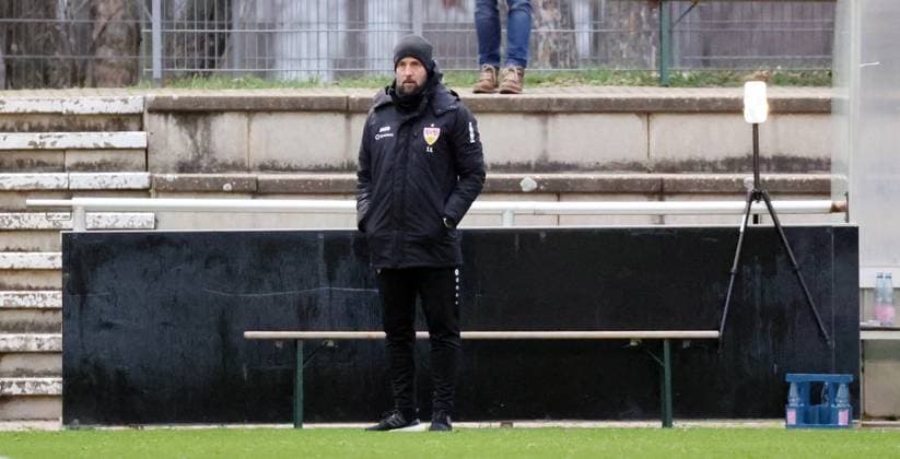 06 01 24 VfB Stuttgart SpVgg Greuther Fürth Germany, Stuttgart, 06 01 2024, Football, Bundesliga, Test match, VfB Stuttgart SpVgg Greuther Fürth Sebastian Hoeneß Coach VfB Stuttgart