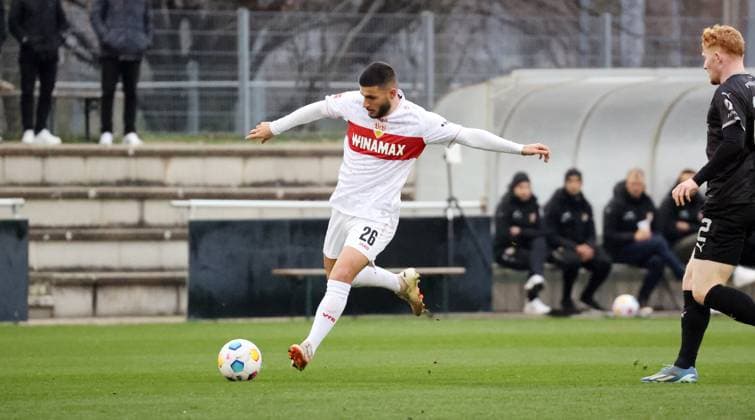 06 01 24 VfB Stuttgart SpVgg Greuther Fürth Germany, Stuttgart, 06 01 2024, Football, Bundesliga, Test match, VfB Stuttgart SpVgg Greuther Fürth Deniz Undav VfB Stuttgart